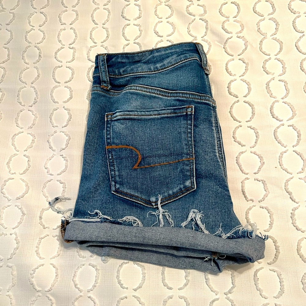 American Eagle Ripped Jean Shorts - Only Worn Once